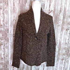 J. Jill Brown Cardigan Sweater size Small